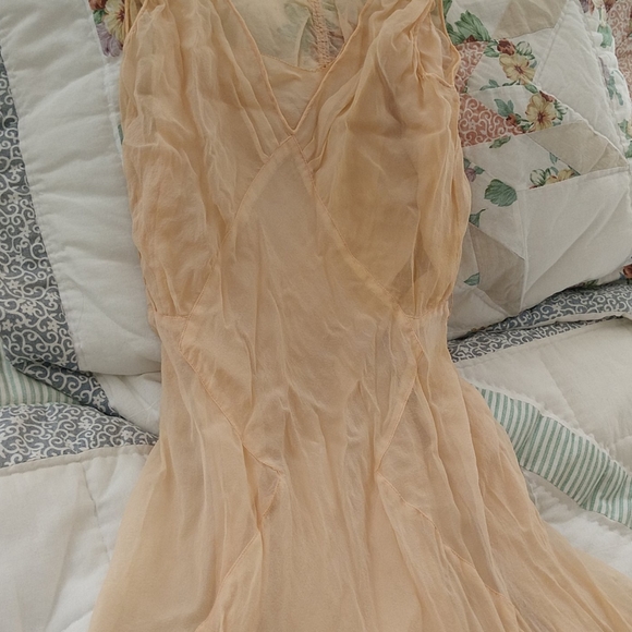 #1693 PRICE REDUCEDx3 INCREDIBLE 1920s-30s SILK CHIwFFON ENSEMBLE - Picture 3 of 17